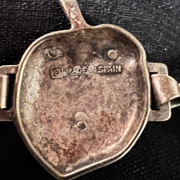 ESCADA Women’s Vintage Apple, Strawberry, Pear, Cherries Brushed Metal Belt - Picture 9 of 16